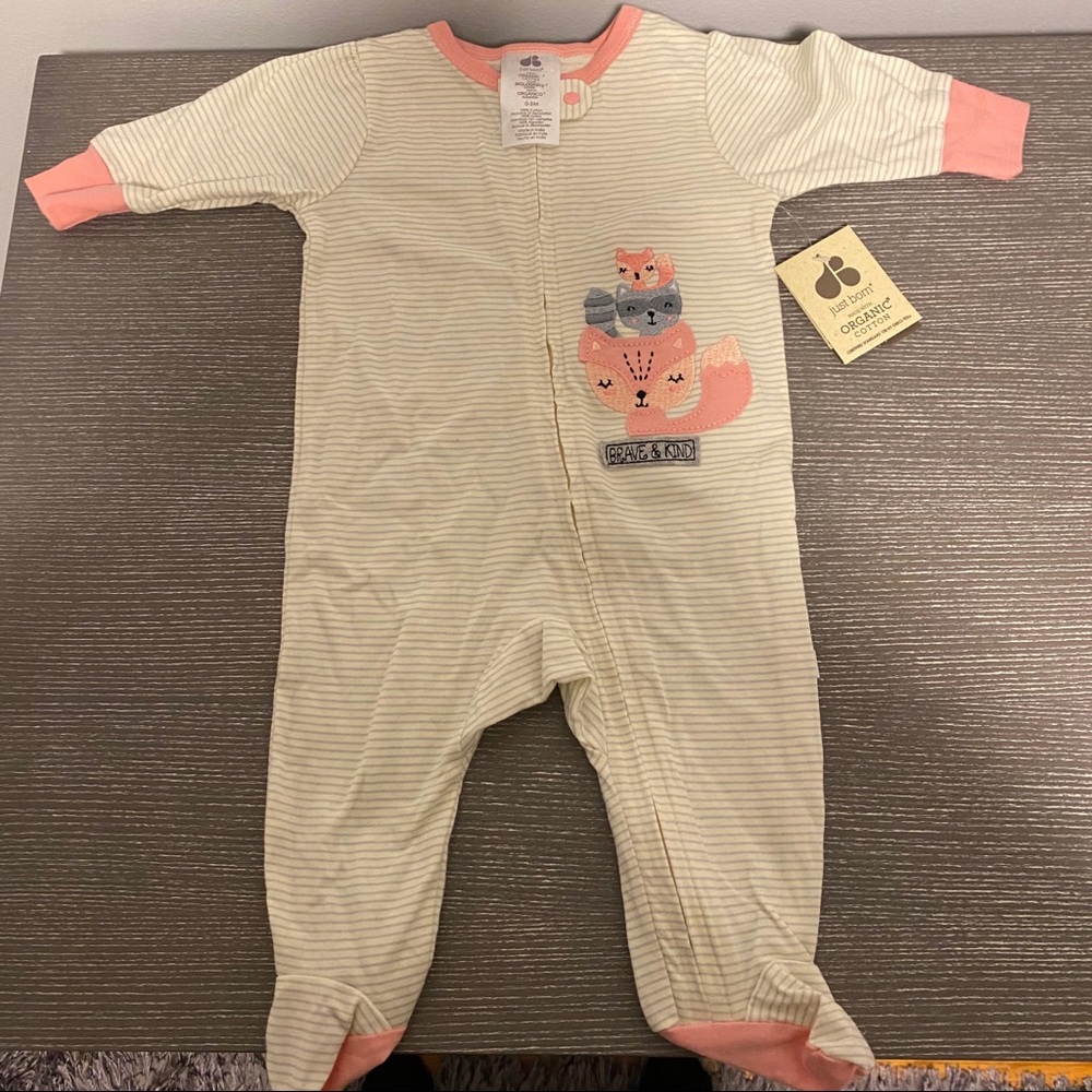 Just Born Organic Cotton 0-3M Sleeper